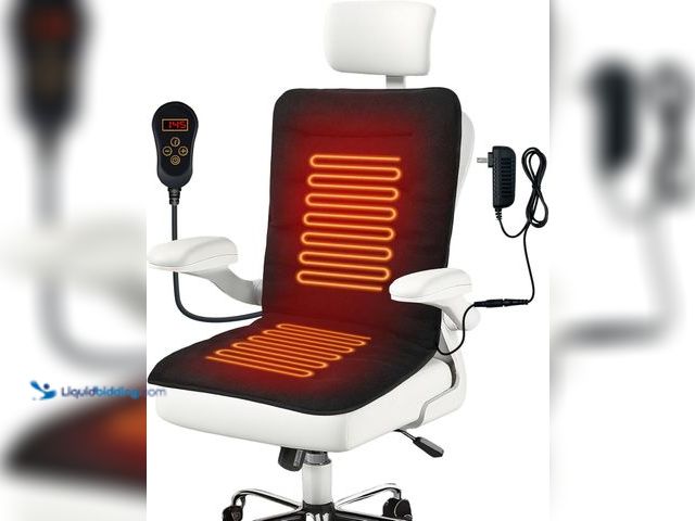 Lot 49-5487584 - Heated Seat Cushion for Office Chair, Thick Heated Chair Pad, Auto Shut Off, 7 Heating Levels, Fast ...