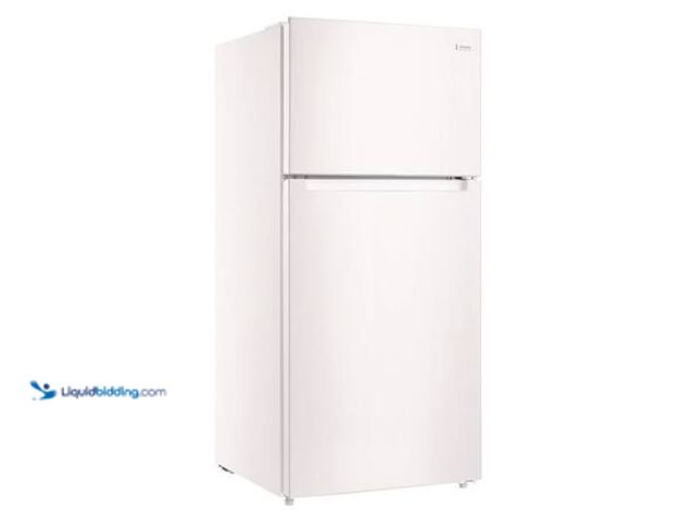 Lot 49-5553475 - Vissani 14.2 cu. ft. Top Freezer Refrigerator in White, Garage Ready Model # MDTF14WH5 UNUSED. SHIPP...
