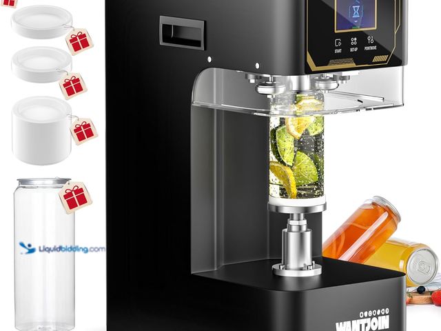 Lot 49-5439929 - WantJoin Can Sealer Machine -Full Automatic Can Sealing Machine 4 Million Seals Commercial Can Seame...