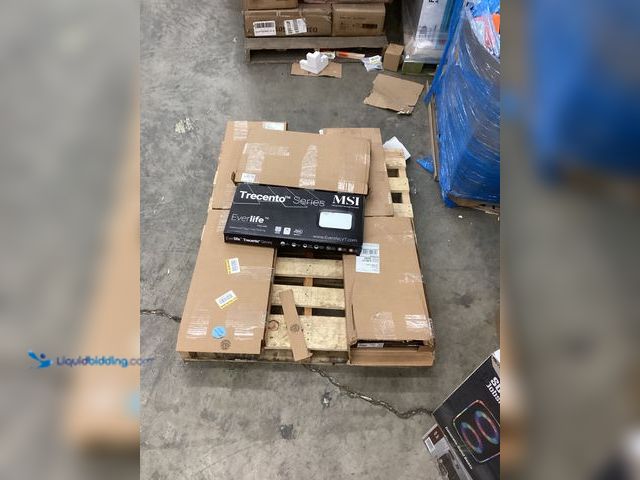 Lot 49-5486040 - Trecento Luxury Vinyl Tile, Msi, 12 in W x 24 in L, Calacatta Serra Item is in a PK of 5 Boxes.