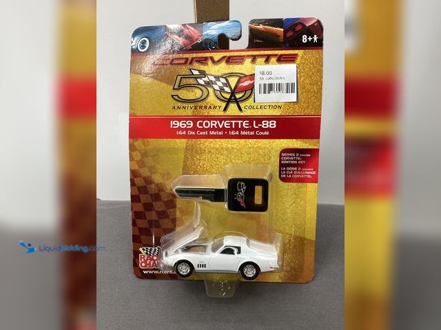 Lot 49-910502 - New Other Corvette 50th Anniversary Collection - 1969 Corvette L-88 Die Cast Collectible Car Includi...