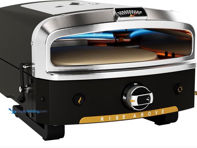Lot 49-3617019 - HALO Versa 16 Pizza Oven - 16” Rotating Stone, Patented Dual Burner System - Used Condition - MSRP $...