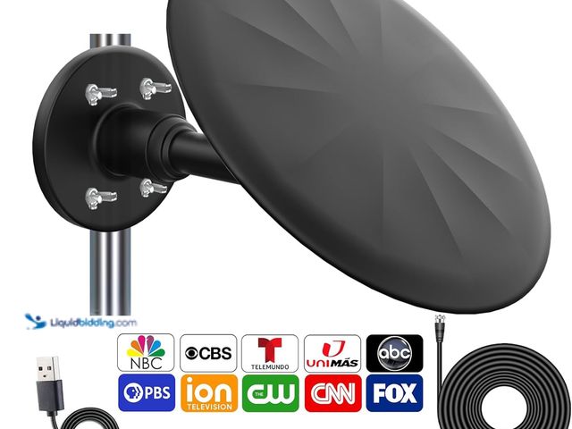 Lot 49-5410360 - Outdoor TV Antenna for Smart TV, 720° Long Range Omni Directional Reception Digital HD Antenna Signa...
