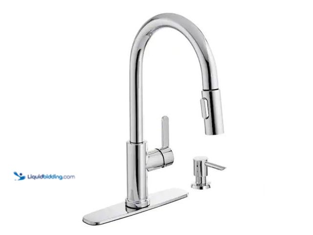 Lot 49-2006485 - Glacier Bay Paulina Single-Handle Pull-Down Sprayer Kitchen Faucet with TurboSpray, FastMount and So...