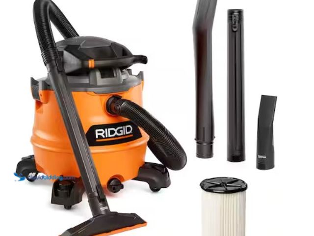 Lot 49-2004509 - RIDGID 16 Gal. 6.5 Peak HP NXT Shop Vacuum Wet Dry Vac with Detachable Blower, Filter, Locking Hose ...