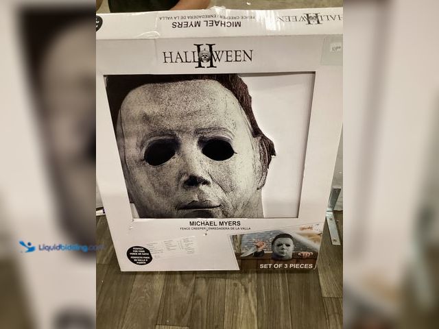 Lot 49-3523452 - Michael Myers Fence Creeper Halloween 2 II Halloween Movie Decoration, Model# 191245293903, Unused.