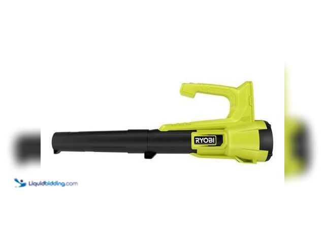 Lot 49-5554137 - RYOBI ONE+ 18V 90 MPH 250 CFM Cordless Battery Leaf Blower/Sweeper with 2.0 Ah Battery and Charger M...
