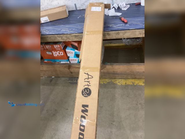 Lot 49-5490143 - Art3D Wood Slat Wall Panels Item is unused, 1 has chip and scuffs