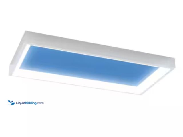 Lot 49-2000946 - Feit Electric 1 ft. x 2 ft. Vista Artificial Skylight White Integrated LED Ceiling Flush Mount Light...