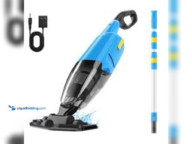 Lot 49-3566695 - Efurden Cordless Pool Vacuum, Handheld Pool Vacuum with Running Time up to 90-Minutes for Above Grou...