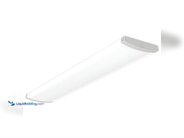 Lot 49-5572313 - Lithonia Lighting Contractor Select TRUM Adjustable Lumen Integrated LED White Wraparound Light Fixt...