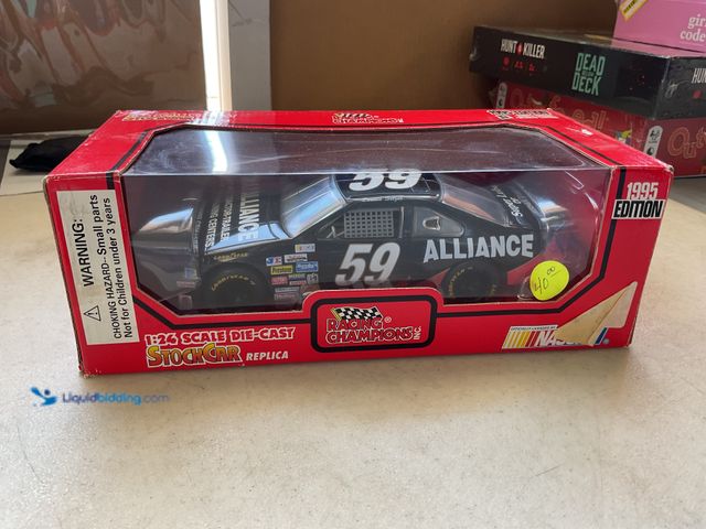 Lot 49-5515537 - Other RACING CHAMPIONS 1995 EDITION 1/24 SCALE DIECAST CAR #59 ALLIANCE RACING DENNIS SETZER NEW IN ...