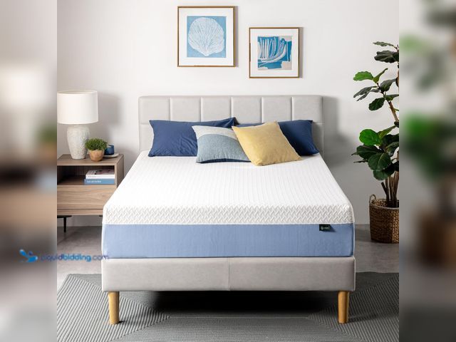Lot 49-5463762 - ZINUS 12 Inch Queen Cooling Essential Memory Foam Mattress [NewVersion], Fiberglass Free, Medium Fee...