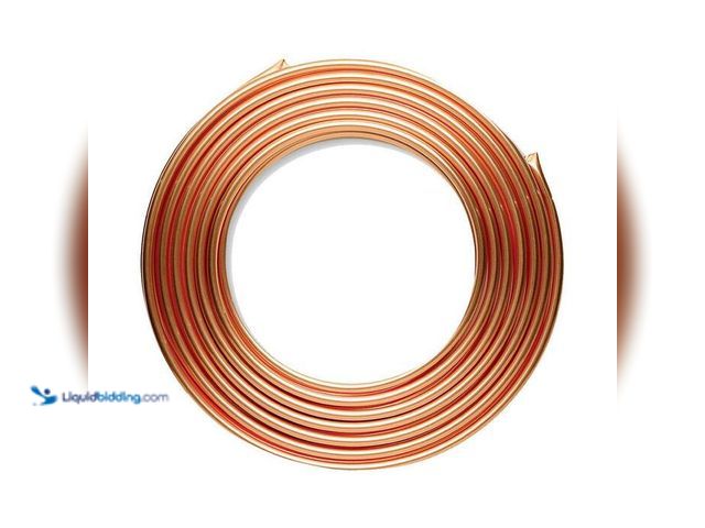 Lot 49-1548519 - 1/2 in. O.D. x 50 ft. Copper Soft Refrigeration Coil. Model # 1/2 R 50RE. Unused  Ref#HDSR114
