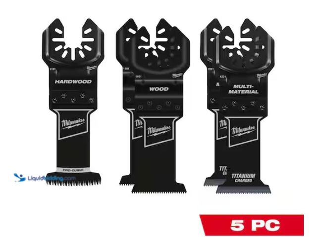 Lot 49-3433283 - Lot of (10) pcs. Milwaukee OPEN-LOK Variety Oscillating Blade Set w/ Japanese Hardwood Blade, Model ...