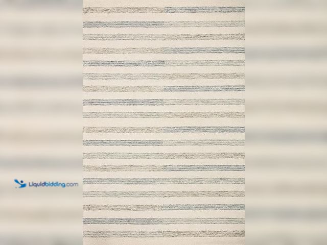 Lot 49-3531740 - Loloi Chris Loves Julia Chris Collection CHR-05 Ivory/Slate 2'-6'' x 9'-9'', .50" Pile Height, Runne...