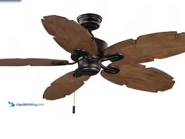 Lot 49-3531430 - Hampton Bay
Lillycrest II 52 in. Indoor/Outdoor Matte Black Wet Rated Ceiling Fan with 5 Weather Re...