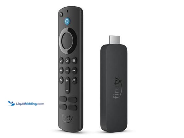 Lot 49-5572402 - Fire TV Stick 4K Streaming Device, Includes Support for Wi-Fi 6, Dolby Vision/Atmos, Free and Live T...