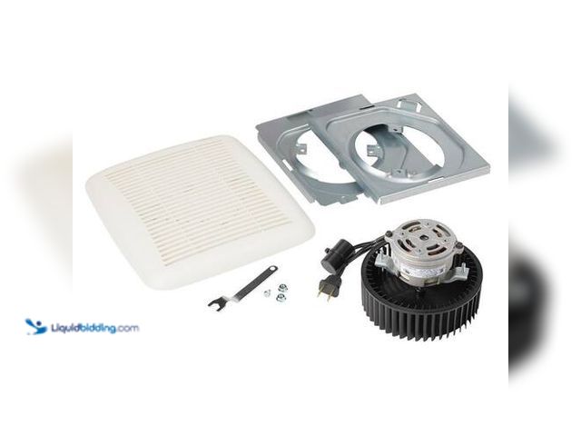 Lot 49-3616808 - Broan-NuTone QuicKit 60 CFM 3.0 Sones Bathroom Replacement Motor and Grille/Cover - Unused , has att...