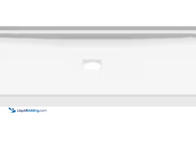 Lot 49-3639425 - Bootz Industries ShowerCast 60 in. L x 32 in. W Alcove Shower Pan Base in White with Square Chrome C...