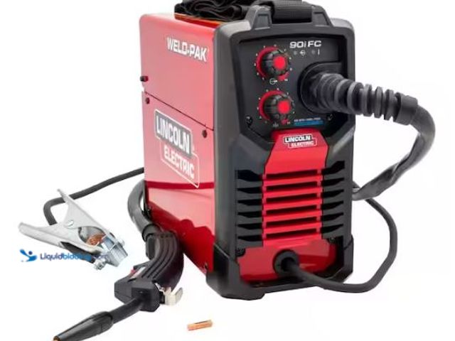 Lot 49-1565556 - Lincoln Electric WELD-PAK 90i FC Flux-Cored Wire Feeder Welder (No Gas), Model # K5255-1, Slightly u...