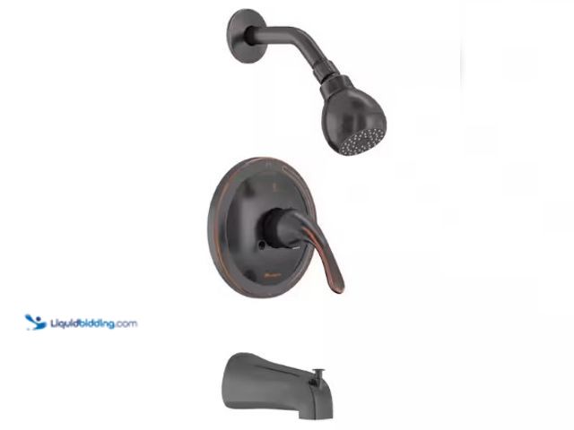 Lot 49-3631425 - Glacier Bay Builders Single Handle 1-Spray Tub and Shower Faucet 1.8 GPM in Bronze (Valve Included),...