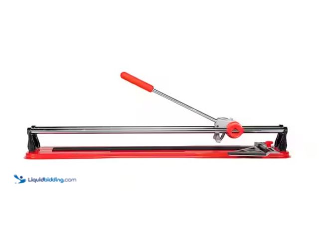 Lot 49-1578110 - Rubi Practic 61 Plus-24 in. Tile Cutter with Tungsten Carbide Blade and Roller Guide, Model # 21979,...