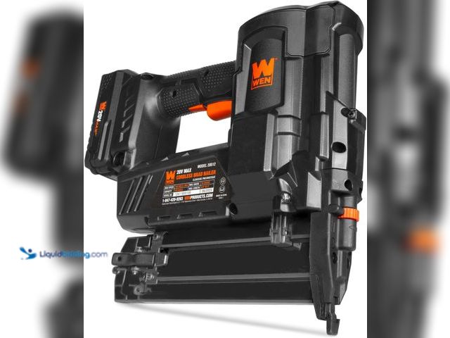 Lot 49-2001246 - WEN 20V Max Cordless 18-Gauge Brad Nailer (Tool Only), Model # 20512, Slightly used, No battery, No ...