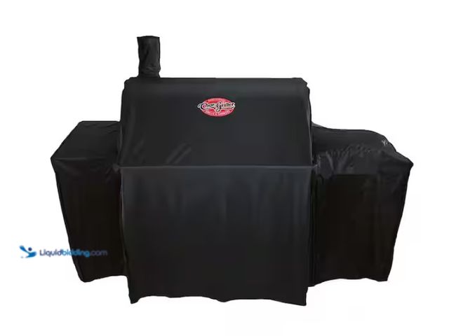 Lot 49-1570140 - Char-Griller Smokin Champ Grill Cover, Features expansion sleeves to fit side fire box and flue, Mod...