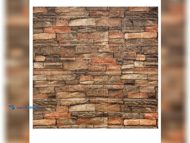 Lot 49-3432522 - Yutianli 7mm Thick Anti-Collision self Adhesive 3D Wall Panels Peel and Stick,10-Pack 57 Sq.Ft Antiq...