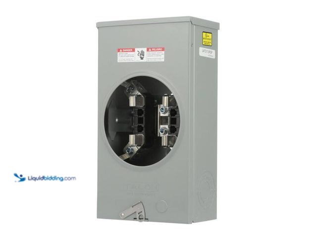 Lot 49-2024288 - Siemens 200 Amp 4 Jaw Horn-Bypass Ringless Overhead Fed Meter Socket with 7/8" Barrel Lock Knockout....
