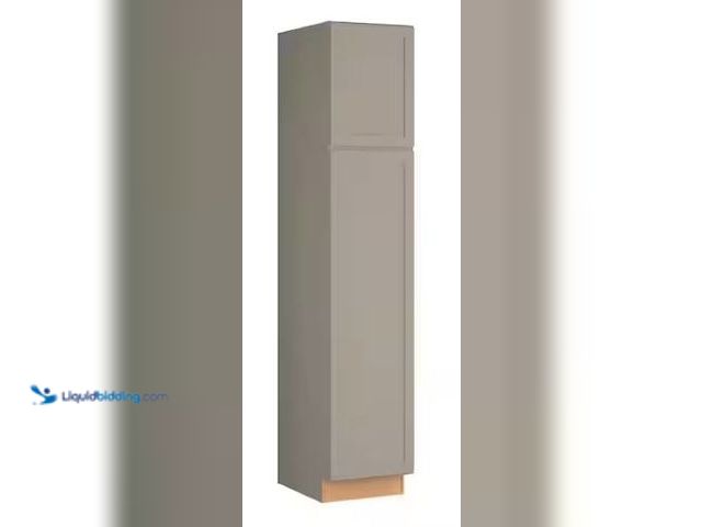 Lot 49-5490193 - Hampton Bay
Courtland 18 in. W x 24 in. D x 90 in. H Assembled Shaker Pantry Kitchen Cabinet in Ste...