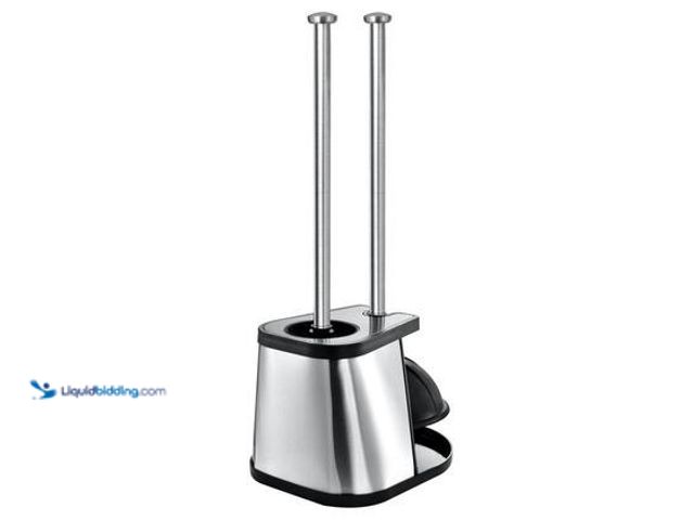 Lot 49-5549571 - QTY 2 - TOILETTREE PRODUCTS Stainless Steel Toilet Plunger and Bowl Brush Combo for Bathroom Cleanin...