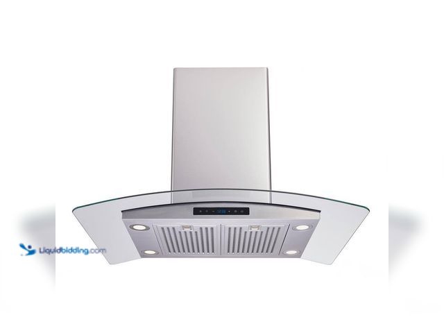 Lot 49-5413601 - Vissani
Avellino 30 in. 500CFM Convertible Glass Kitchen Island Range Hood in Stainless Steel with ...