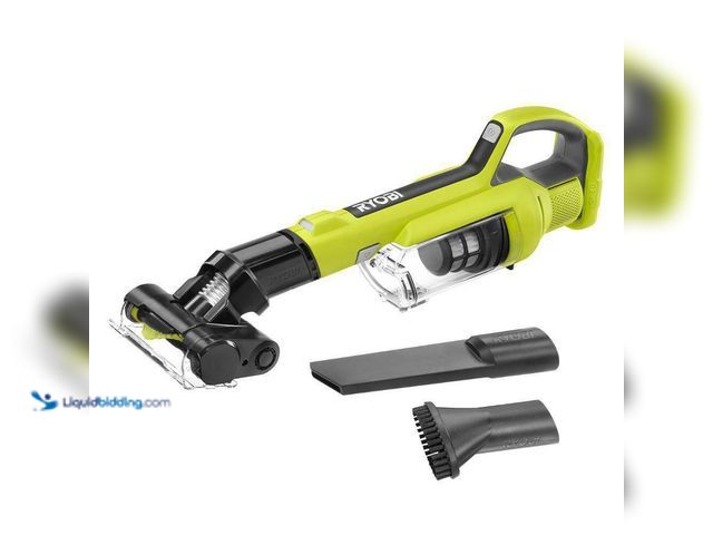 Lot 49-5449389 - RYOBI
ONE+ 18V Cordless Hand Vacuum with Powered Brush (Tool Only) (tested works) Used