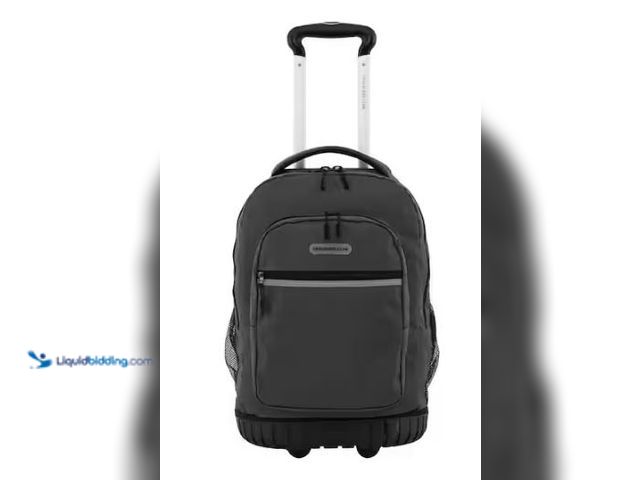 Lot 49-1549433 - Travelers Club 20 in. Gray 2-Section Rolling Backpack with Solid Bottom (78520), Model # TCS-78520-0...