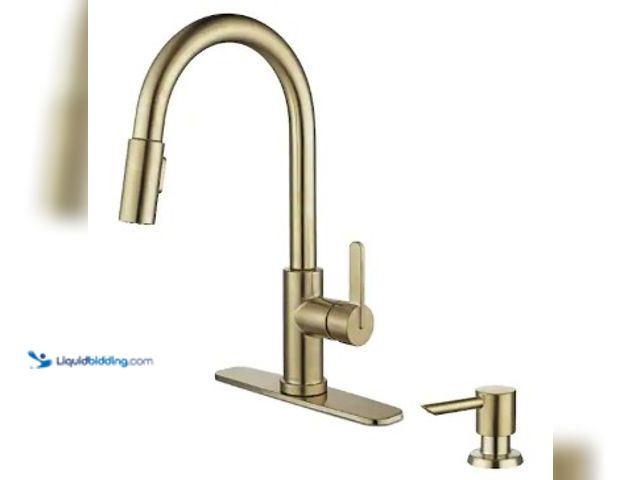 Lot 49-2022911 - Glacier Bay Paulina Single Handle Pull Down Sprayer Kitchen Faucet with TurboSpray, FastMount and So...