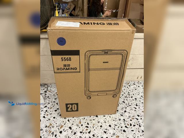 Lot 49-5437919 - ROAMING 20 Inch Carry On Luggage with Wheels PC Hard Shell Suitcase Top Opening Expandable Tsa Lugga...