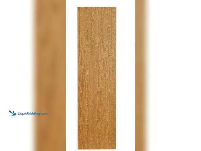 Lot 49-1516638 - Hampton Bay 11.25 in. W x 42 in. H Cabinet End Panel in Medium Oak (2-Pack), Model # KAS1242-MO, unu...