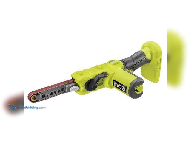 Lot 49-5487521 - RYOBI
ONE+ 18V Cordless 1/2 in. x 18 in. Belt Sander (Tool Only) (no attachments) (tested works) Us...
