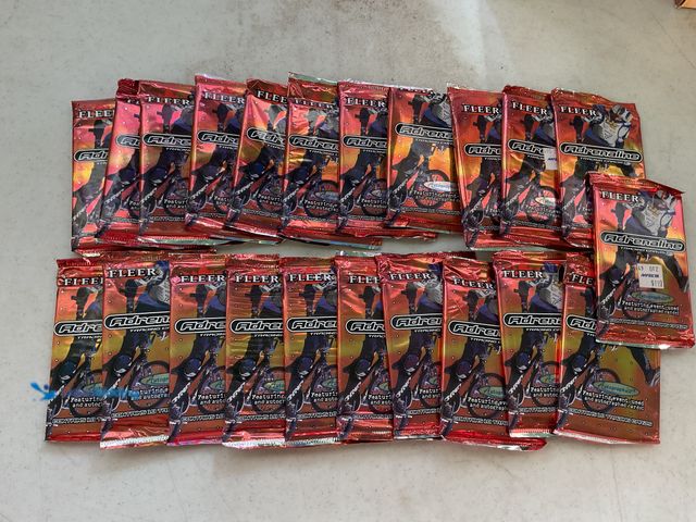 Lot 49-1810378 - COLLECTIBLE LOT OF 22 2000 FLEER ADRENALINE TRADING CARD PACKS ALL SEALED