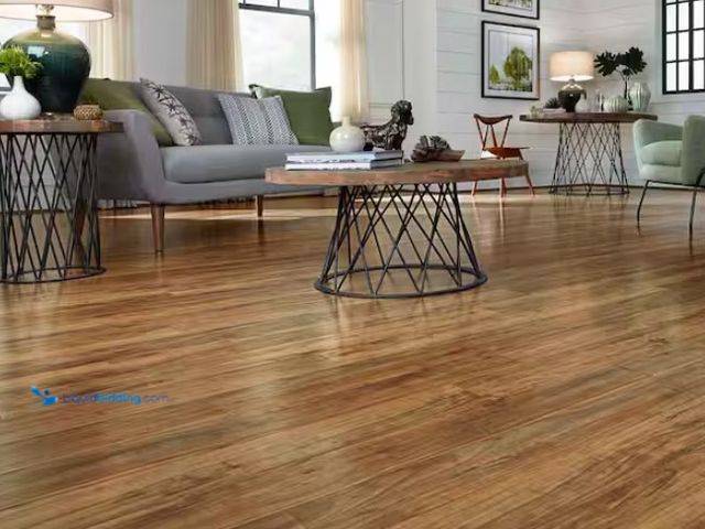 Lot 49-1523226 - Approx. 357 SQ FT of Pergo Outlast+ Applewood 12 mm T x 5.2 in. W Waterproof Laminate Wood Flooring ...