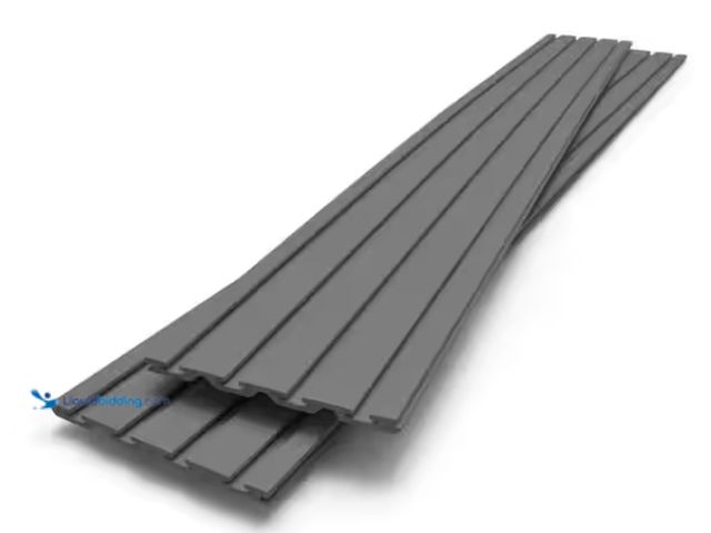 Lot 49-2000173 - (2-Pack) Gladiator GearWall 12 in. H x 96 in. W Slatwall Kit in Smoke, Model # GAWP8S2PLM, Unused, M...