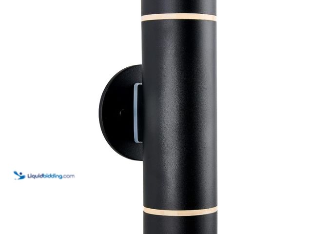 Lot 49-5574259 - Artika C7 Modern Outdoor/Indoor Wall Light, Black Finish Ideal for Porch, Garage, Living Room, Bedro...