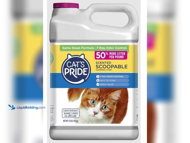 Lot 49-1625798 - Lot of (3) Cat's Pride Scented Scoopable Cat Litter, 12 lb Jug, Model # 42794617, Unused.   Ref#WM07...