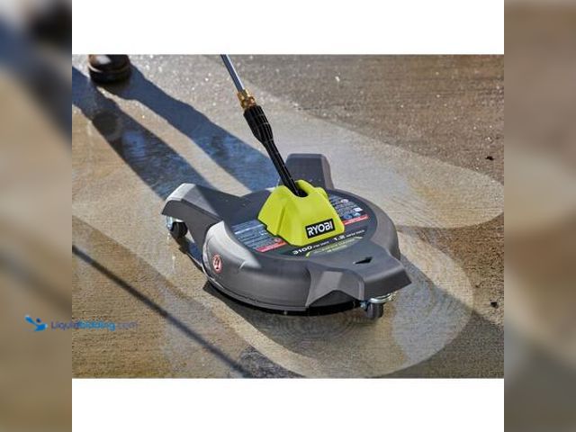 Lot 49-5554182 - RYOBI 12 in. 3100 PSI Electric Pressure Washer Surface Cleaner with Caster Wheels Used