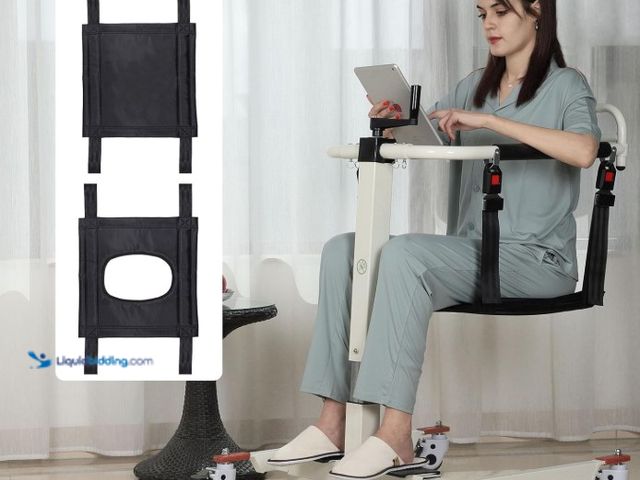 Lot 49-3463431 - Patient Lift Transfer Chair, Patient Lift for Home, Portable Patient Transfer Lift Wheelchair for Ca...