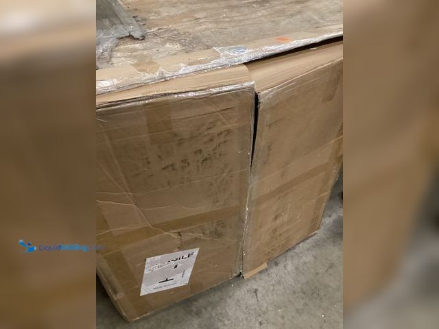 Lot 49-5436864 - 31" round mirror with black frame. Unused.