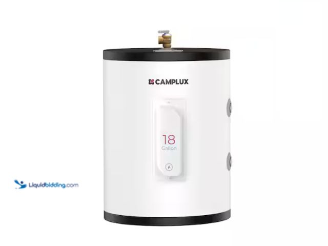 Lot 49-1636811 - CAMPLUX 18 Gal. Short 1500-Watt Element Point of Use Compact Tank Electric Water Heater (MSRP $399.0...
