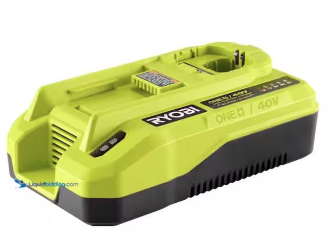Lot 49-2005579 - RYOBI ONE+ 18V/40V Dual Platform Hyper Charger, Model # PCG007, Unused, Charger only, Factory packed...